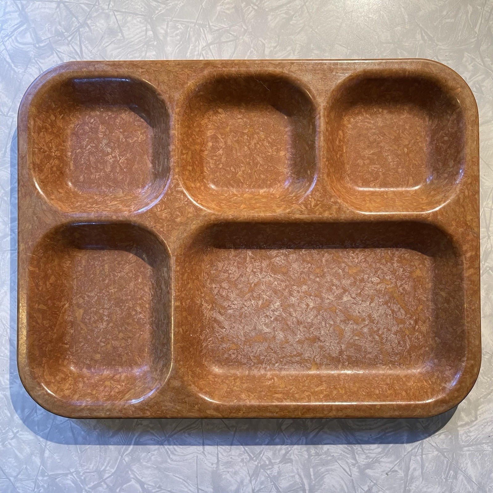 1950s Korean War US Army Melamine Melmac Mess Hall Food Tray Bolta 1953