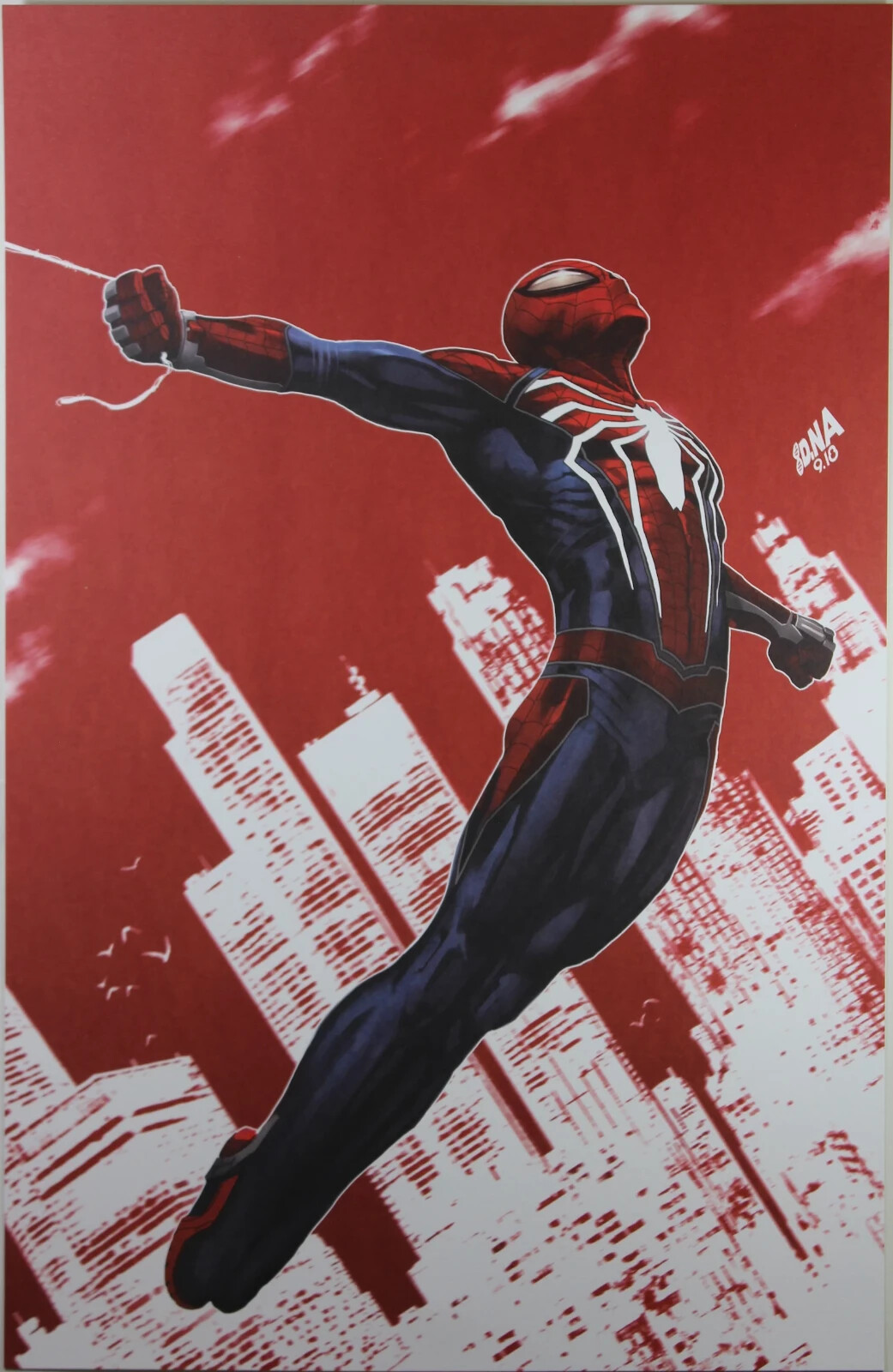 GAMERVERSE SPIDER-MAN ART PRINT by DAVID NAKAYAMA – 11″ x 17″