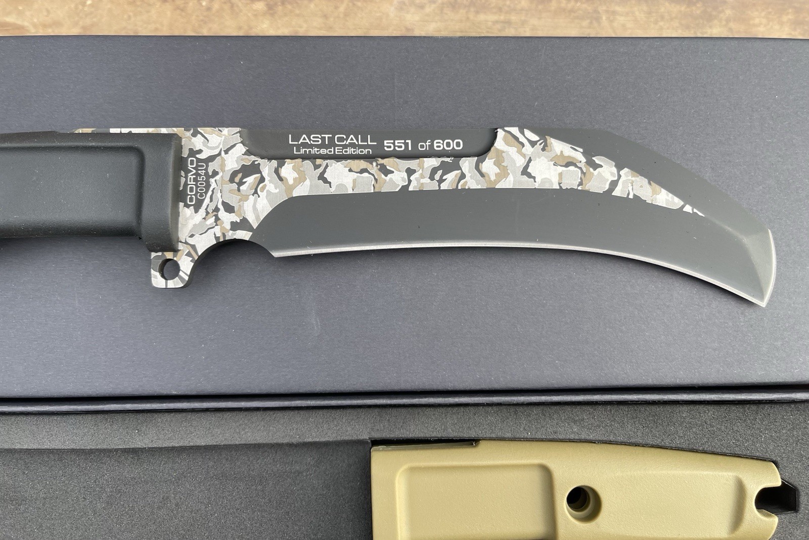Extrema Ratio Corvo Last Call Reverse Tanto Knife Limited Edition 554/600