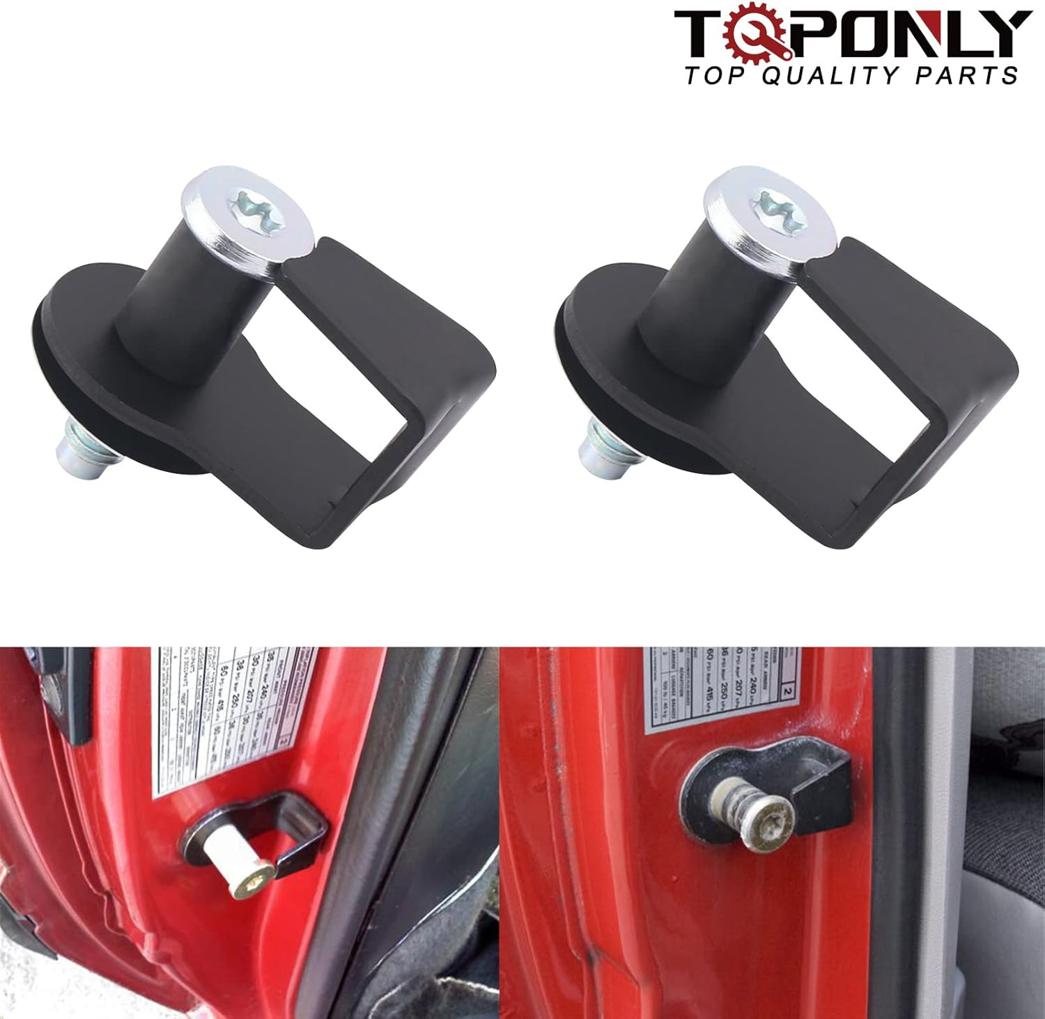 Door Striker Bolt, Compatible with 1980-1997 Ford/1987-1989 Lincoln/1981-1990 Me