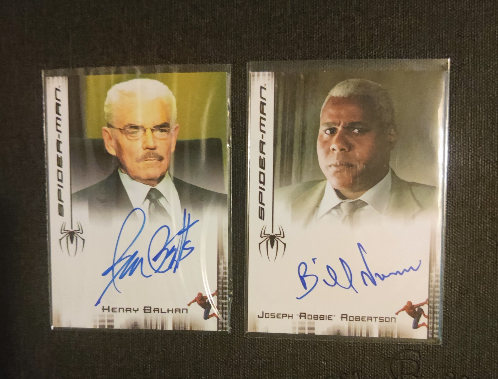 2007 Rittenhouse Spider-Man 3 Movie Autograph Lot – Bill Nunn & Jack Betts 2pc