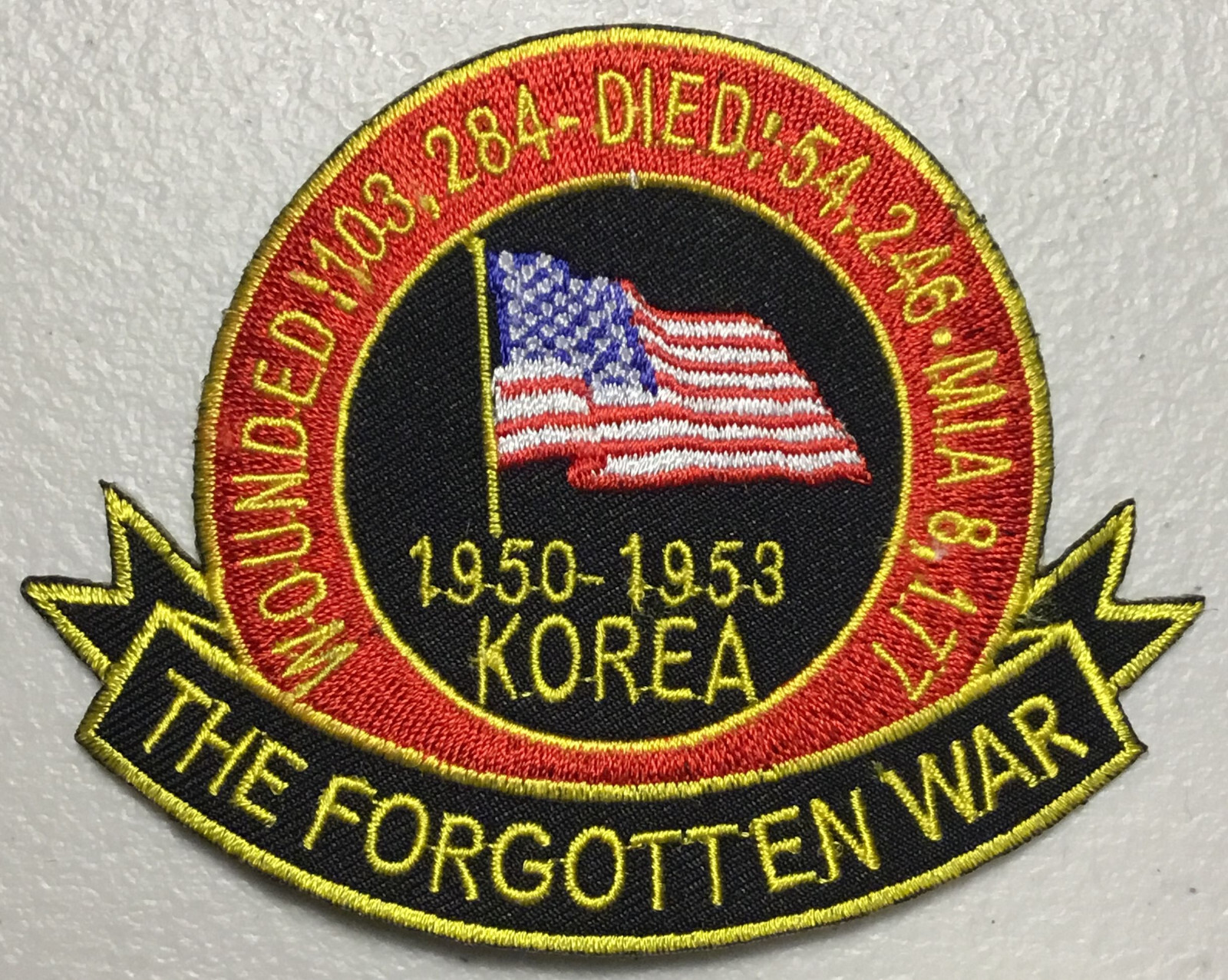 Korea 1950-1953 The Forgotten War patch