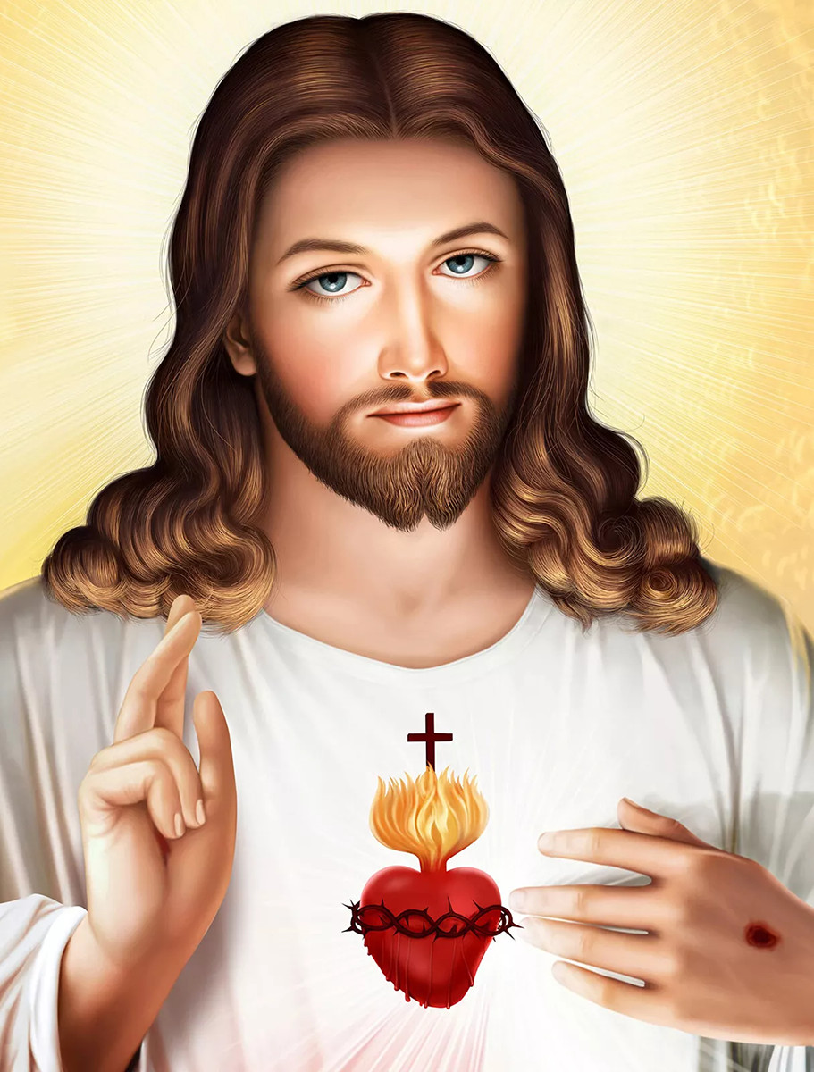 JESUS CHRIST CHRISTIAN Metal Fridge Magnet 3×4 7356