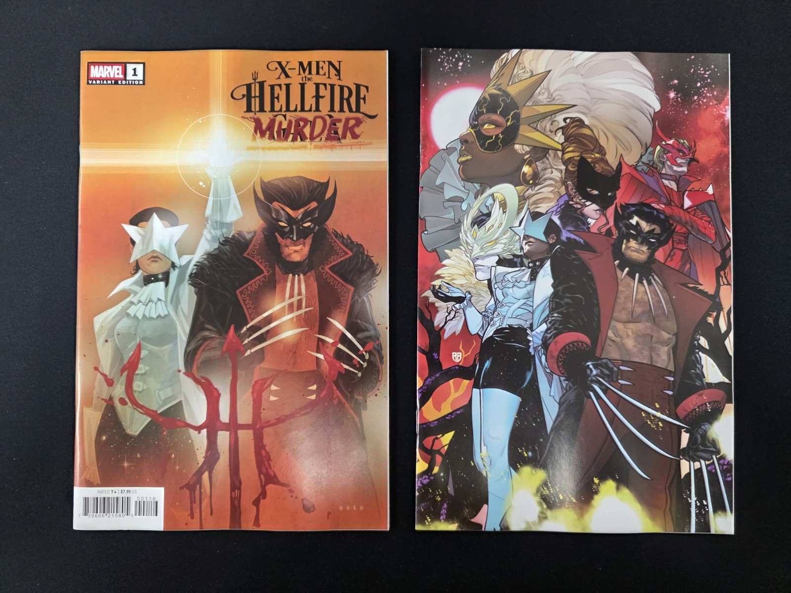 X-MEN: THE HELLFIRE MURDER #1 1:25 & 1:50 INCENTIVE VARIANT SET MARVEL 2026