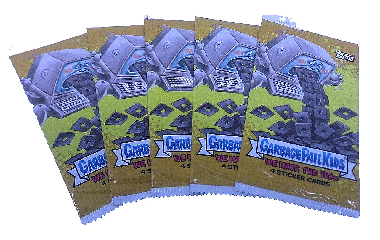 2018 Garbage Pail Kids We Hate The 80’s Lot Of 5 Packs – Brand New GPK