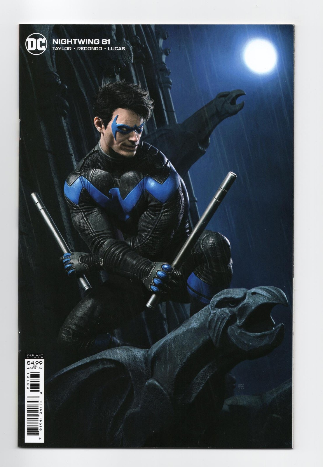 Nightwing #81 NM+ Grassetti Variant 2021 Cover B 1st Appearance Heartless