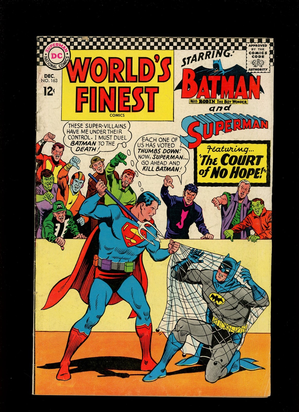World’s Finest #163 1966 VG 4.0 High Definition Scans**