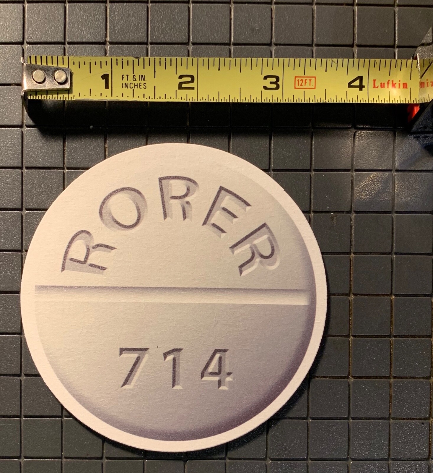 Rorer 714 coasters, quaalude, qualude