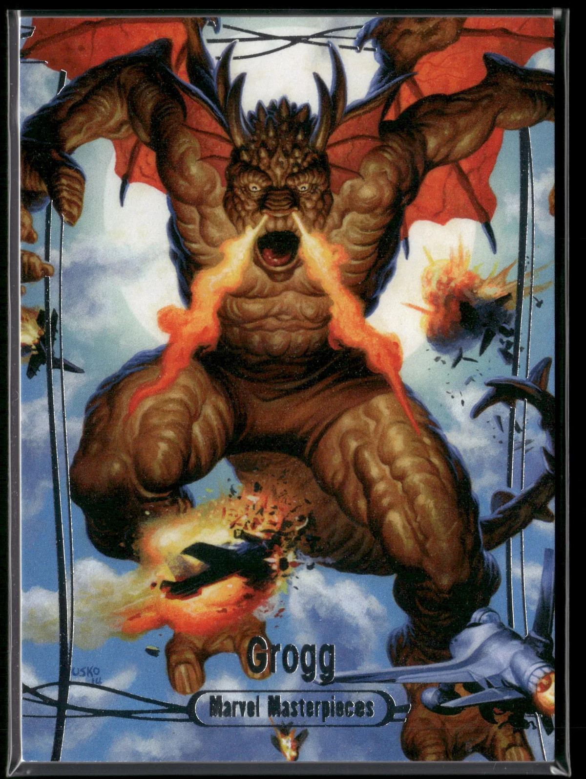 2015 Upper Deck Marvel Masterpieces Grogg #12 /1999 Serial Numbered NM