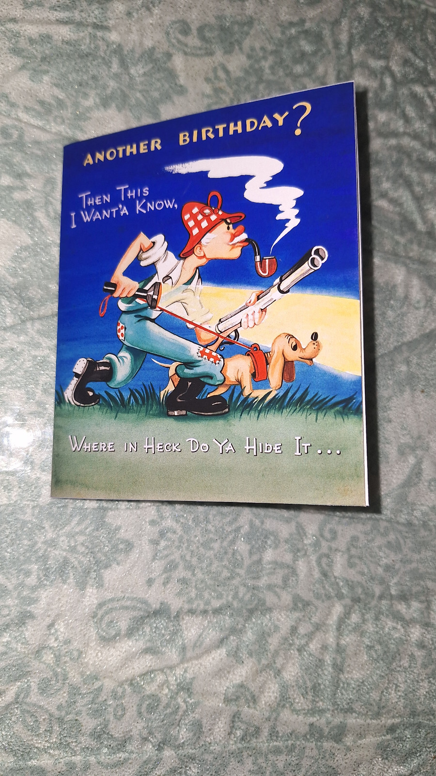 Greeting Card Vintage-style Reproduction Funny Ice Cream Birthday – BRAND NEW