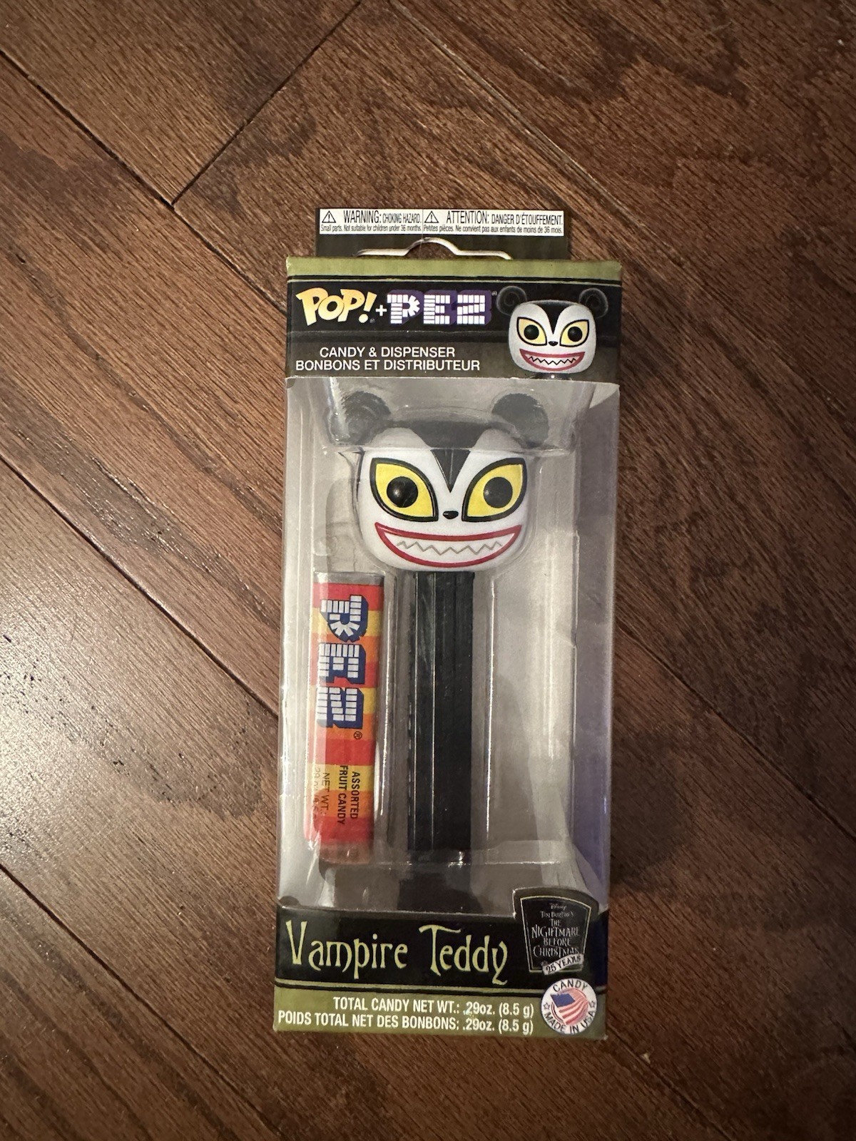 Funko POP! PEZ Vampire Teddy Disney Nightmare Before Christmas Dispenser 2018 4″