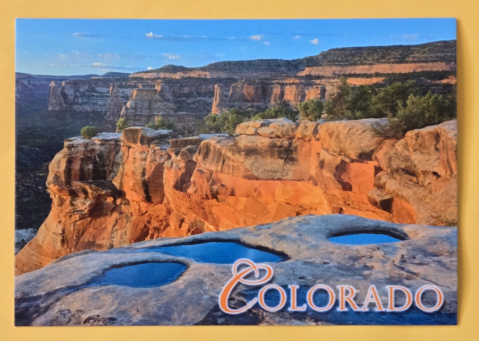 Postcard CO: Colorado National Monument