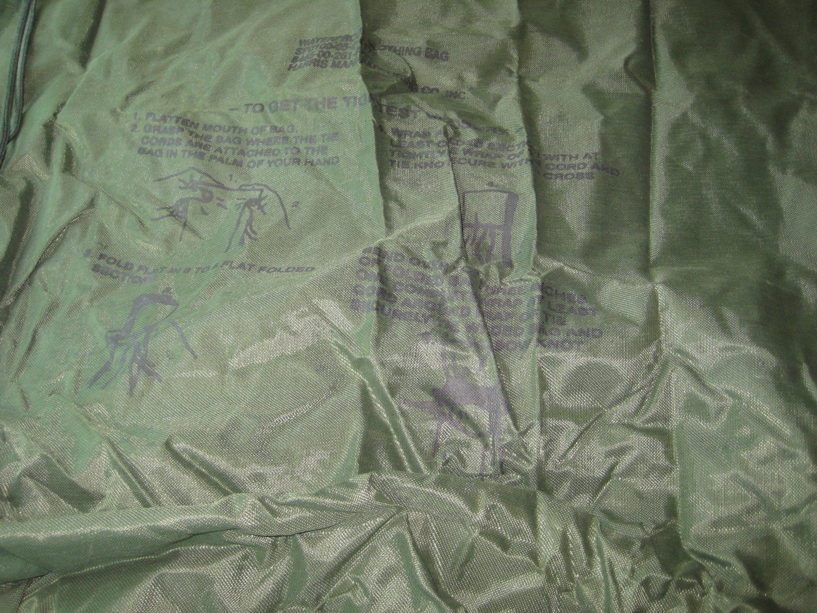 US Army Military WATERPROOF CLOTHING WET WEATHER LAUNDRY BAG VGC