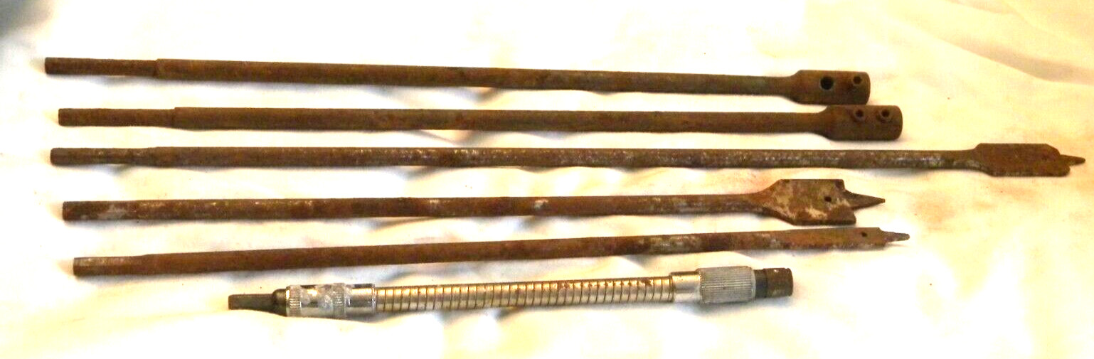 Lot – 1/4″ 3/8″x12″, 3/4″x16″, 7/8″x12″, 2-12″ Extensions, 1-6″ Flex Extension