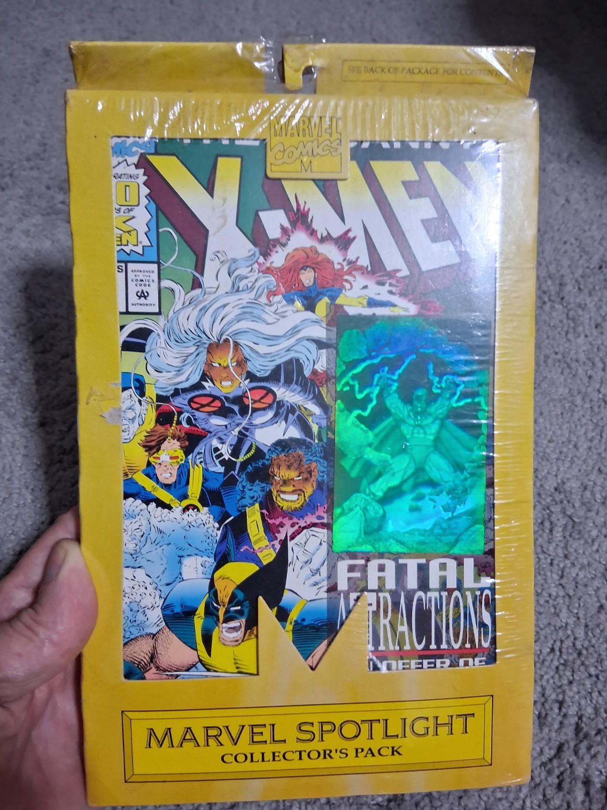 Marvel Comics Spotlight X-Men Fatal Attractions Hologram Pack 1994