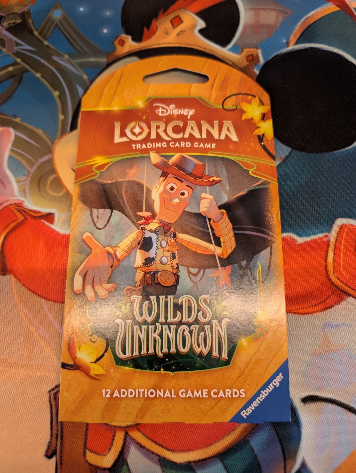 Disney Lorcana Wilds Unknown Sleeved Booster Pack