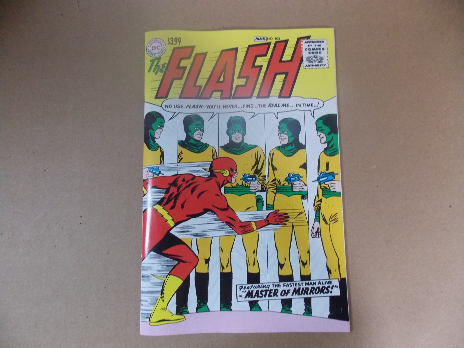 FLASH # 105 2023 Facsimile Edition- reprints first modern Flash issue, NM unopen