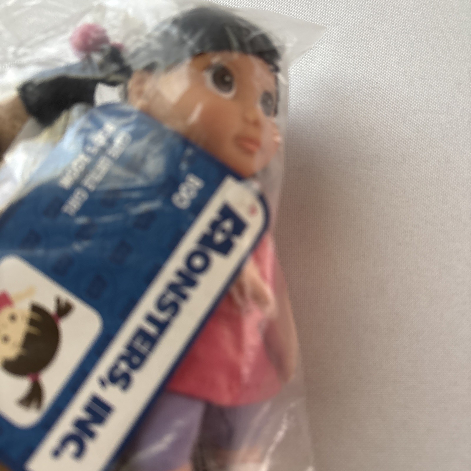 DISNEY STORE Rare Pixar Monsters Inc. Boo & Little Mikey Plush 5.5″ Doll NEW