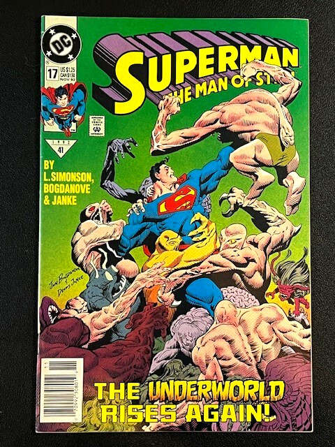Superman The Man of Steel #17 Doomsday 1st Cameo Appearance 1992 Beautiful Book