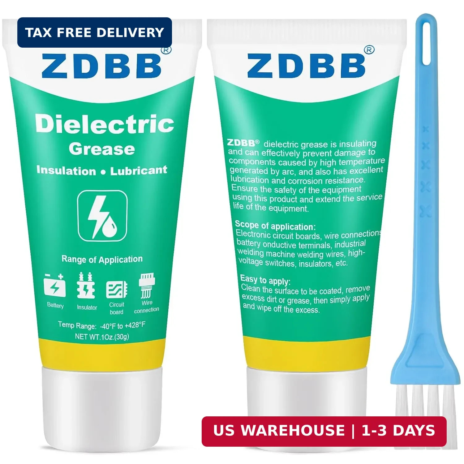 ZDBB Silicone Dielectric Grease for Electrical Connectors, Die Electrical Contac