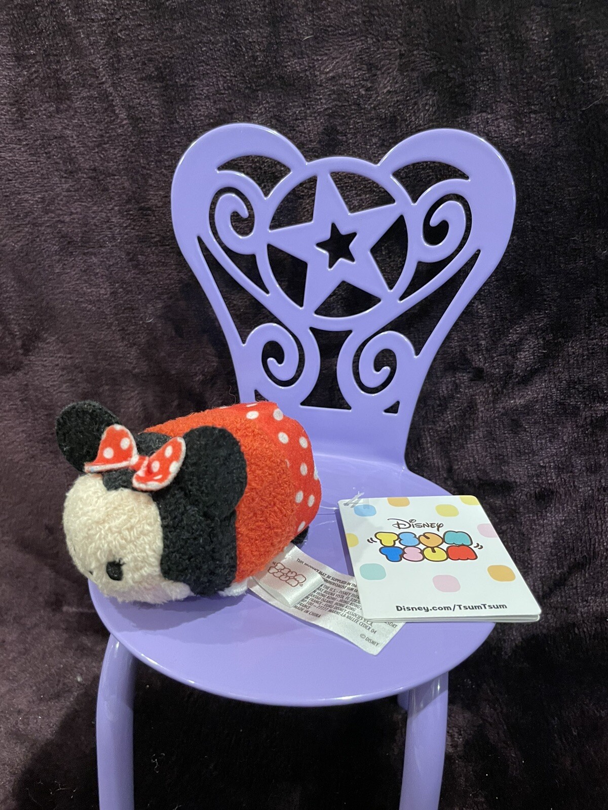 DISNEY Minnie Mouse TSUM TSUM Park Mini Plush New Tag DLP PARIS HTF Retired