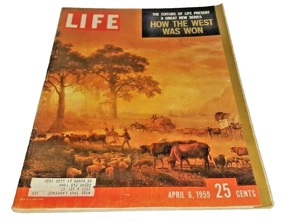 April 6, 1959 LIFE Magazine. Complete. Old 1950s Ads Dr. Seuss FREE SHIP Apr 4