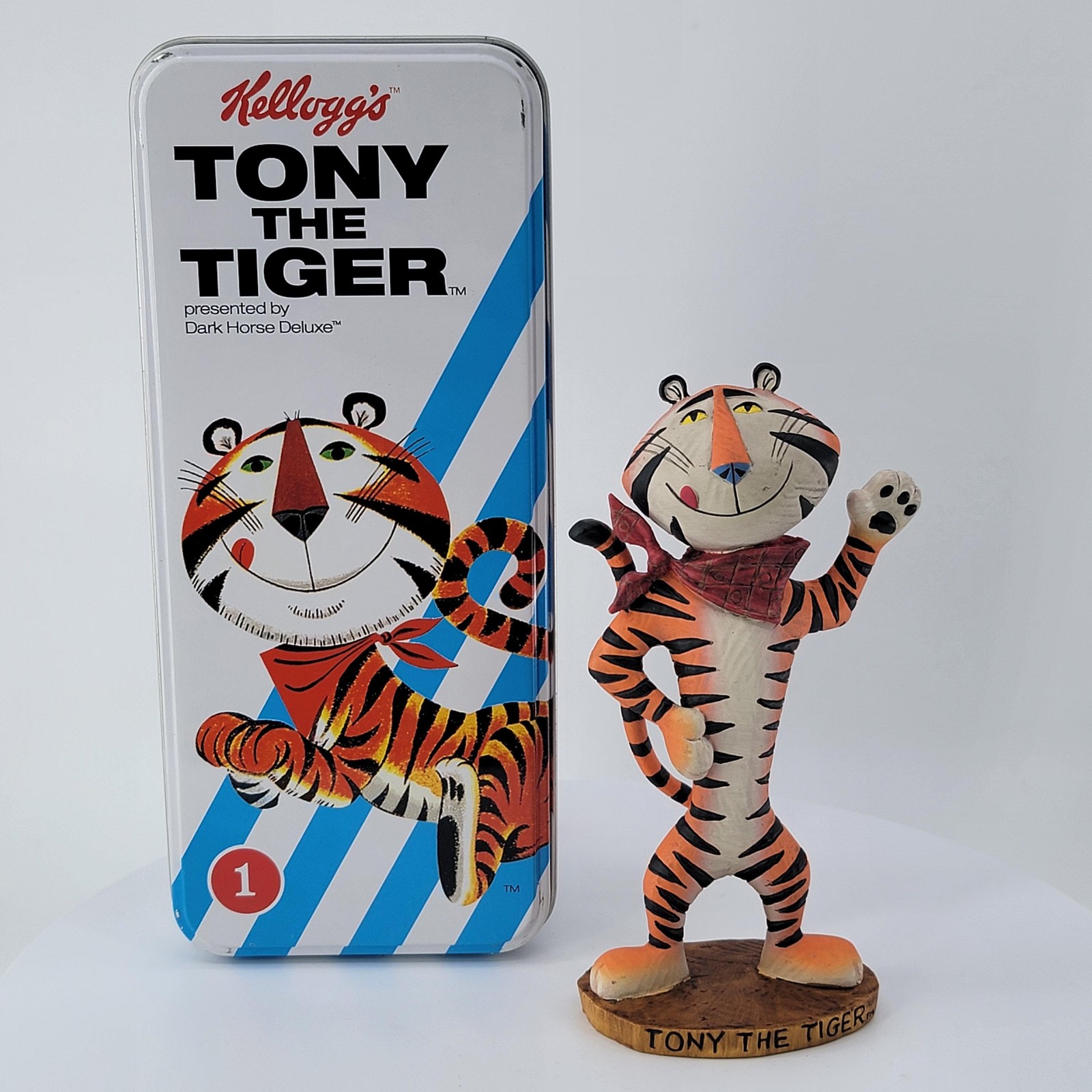 Kellogg’s Tony The Tiger Dark Horse Deluxe Statue Figure Tin Box LTD 022/500
