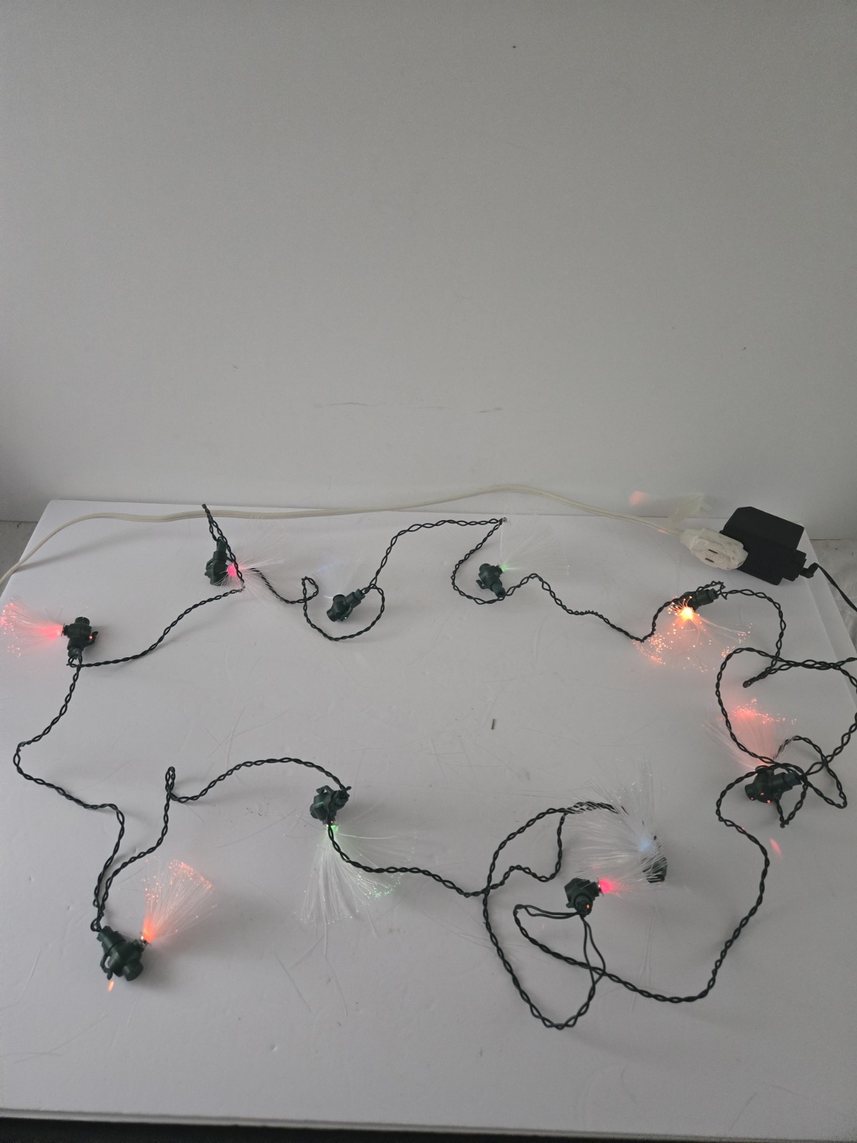 Kurt S Adler Fiber Optics 5 sets of 10 Light Christmas Multi-Colored UL1418 Rare