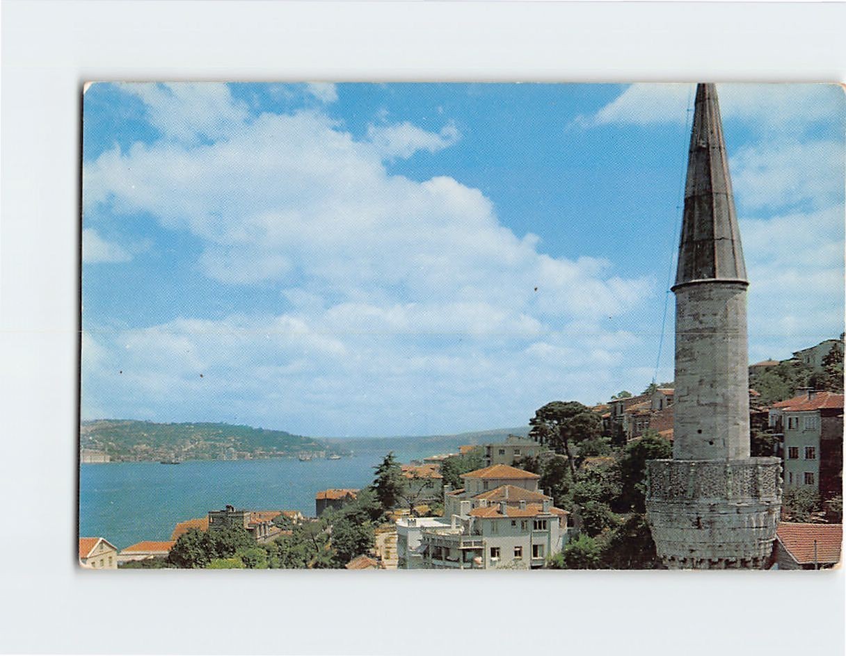 Postcard View of the European Coastline Istanbul Turkey