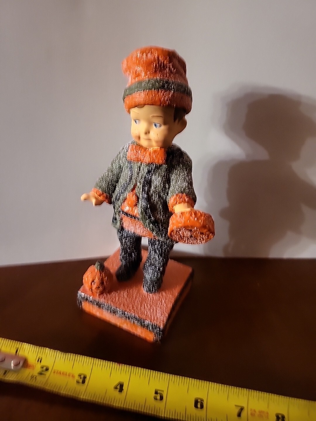 Margaret Haire KITSCHY Halloween Barnaby’s Bowtie Figurine, Fall Art