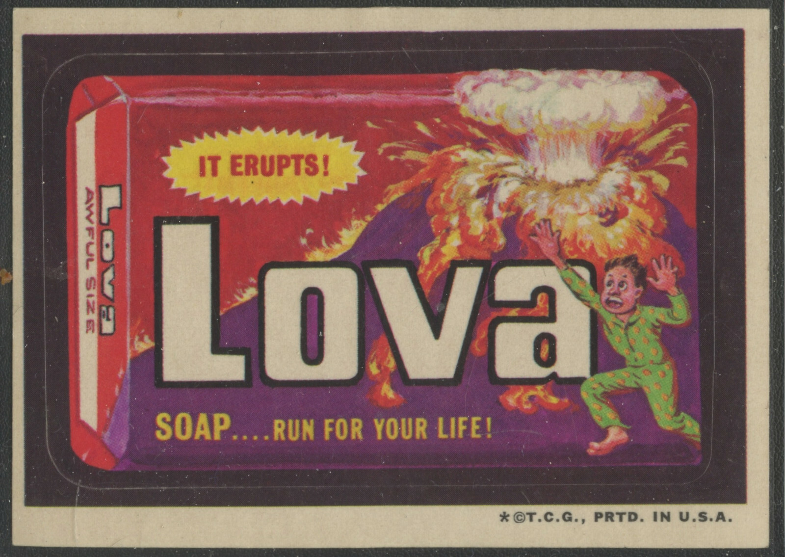 1973 Topps Wacky Packages Series #3 Lova Soap
