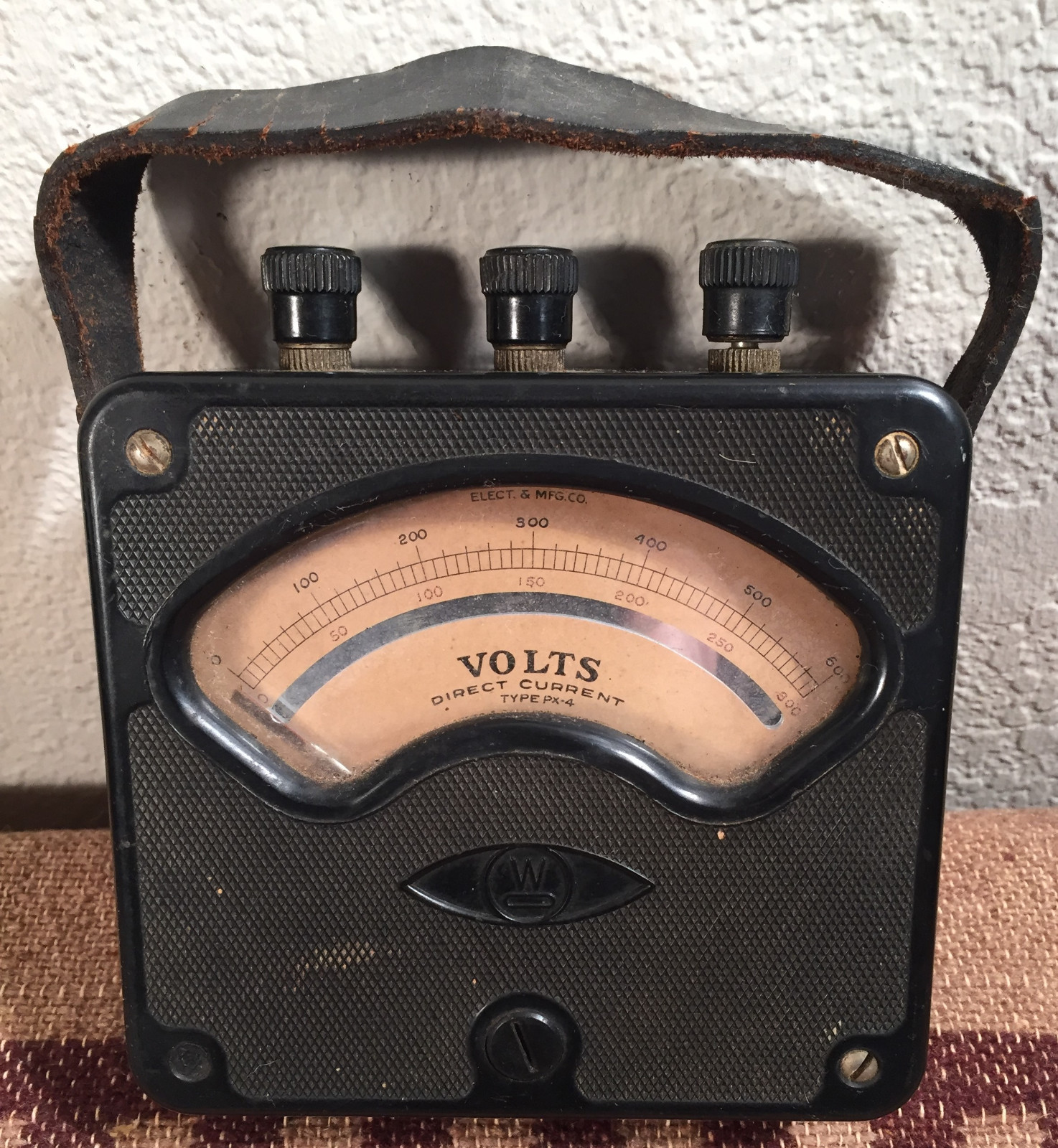 Antique Westinghouse 936397 PX-4 Portable DC Volt Meter Bakelite USA Steampunk