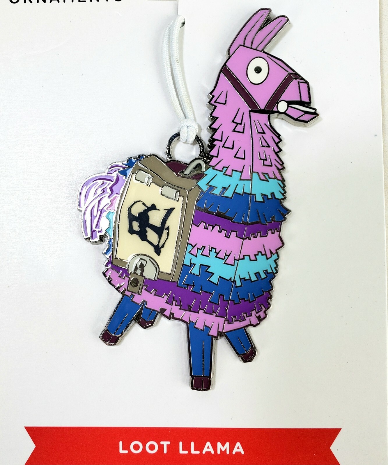 Hallmark Loot Llama Flat Metal Ornament Fortnite