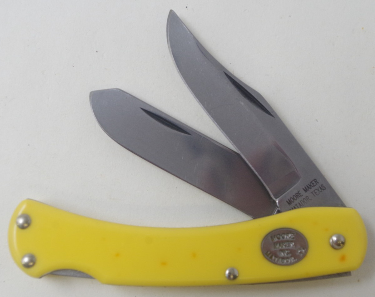 Moore Maker Double Lockback Trapper Pocket Knife USA 3213DLB – Factory Overstock