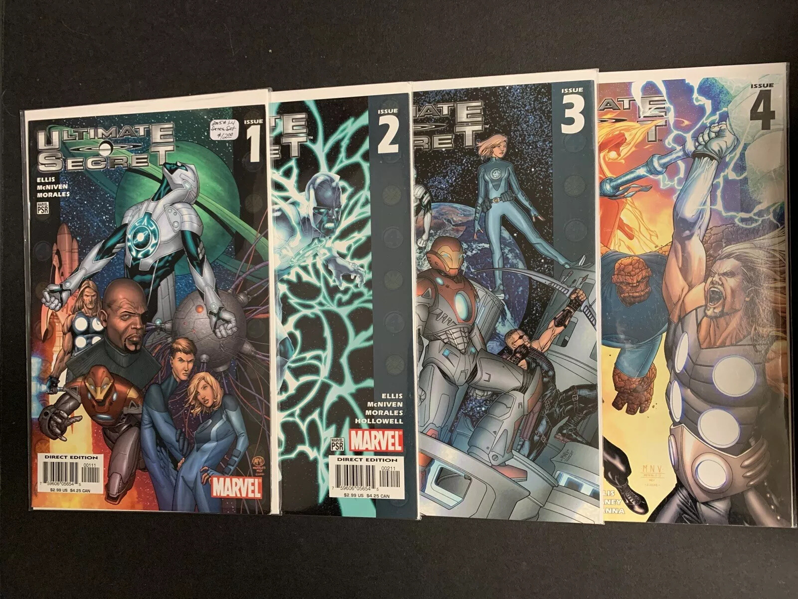 Ultimate Secret #1-4 (VF/NM) complete Series Set – 2005 Marvel Comics