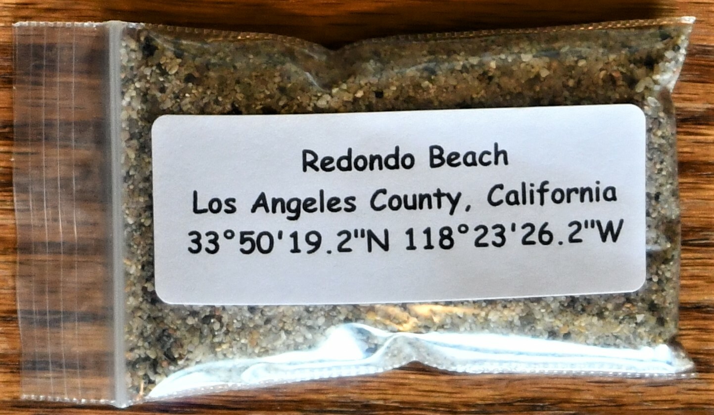 Redondo Beach Pier Wharf Sand Sample Orange County California Approximately 30ml
