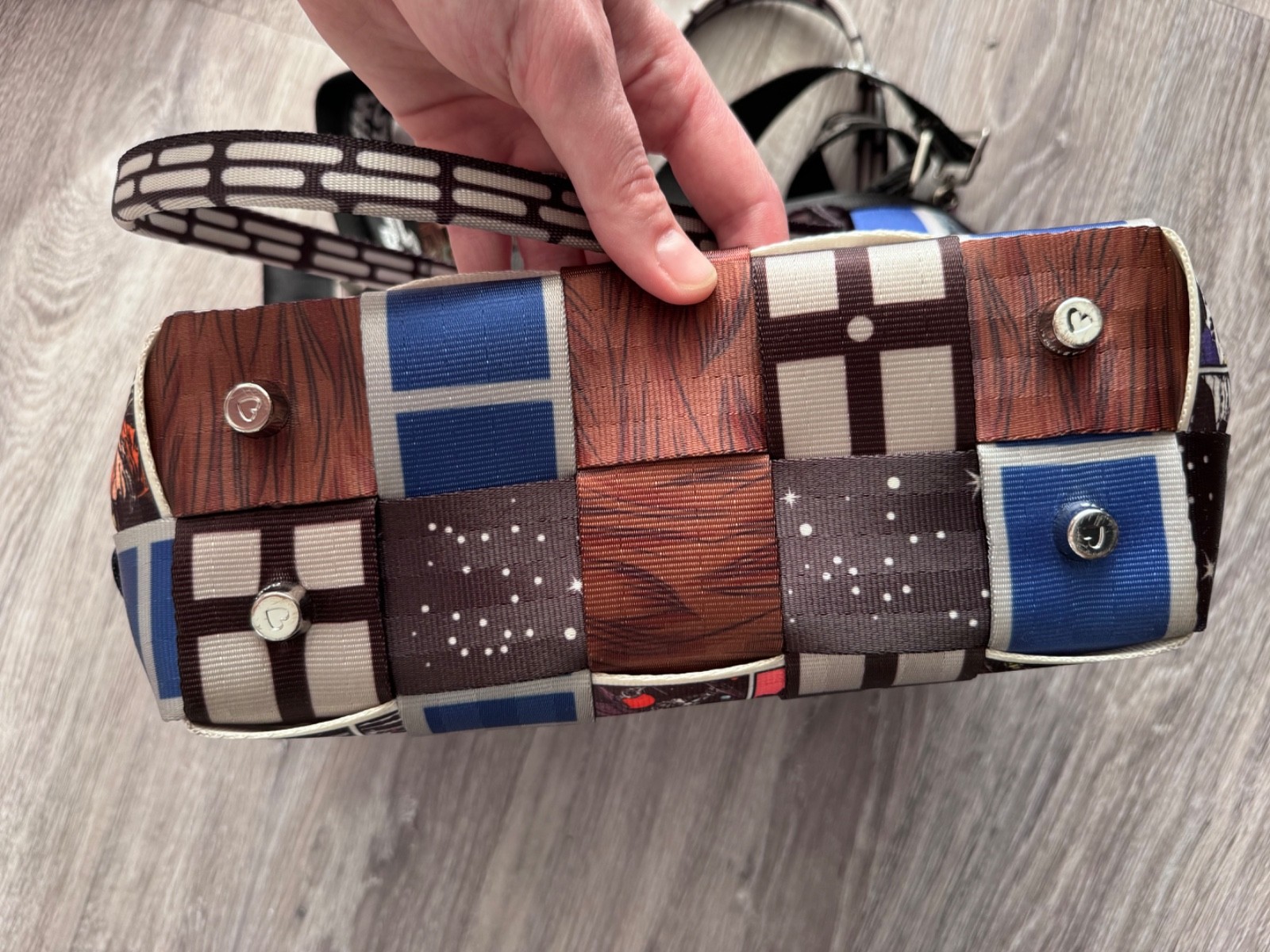 Harveys Seatbelt Star Wars Patchwork Crossbody Bag