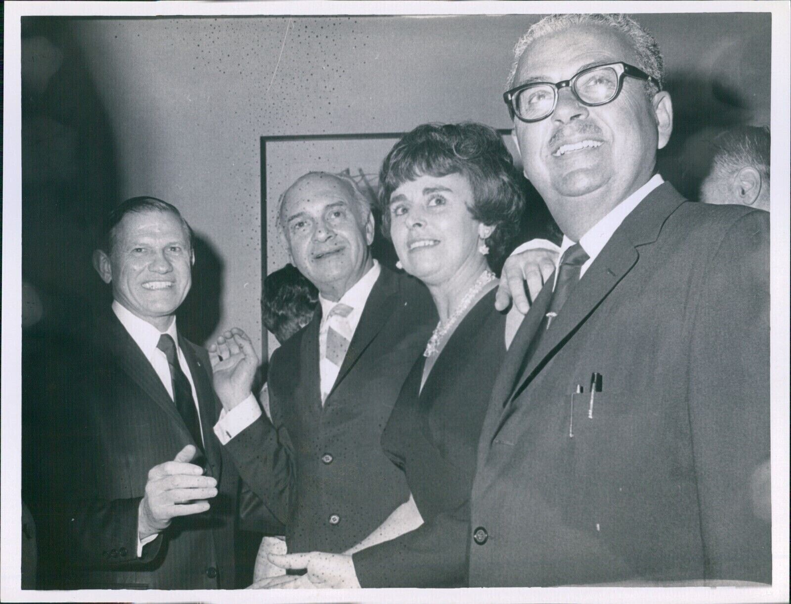 1969 Governor Herb Alpert Margaret Connor Dr Anthony Ripa Boston Ma Photo 7×9