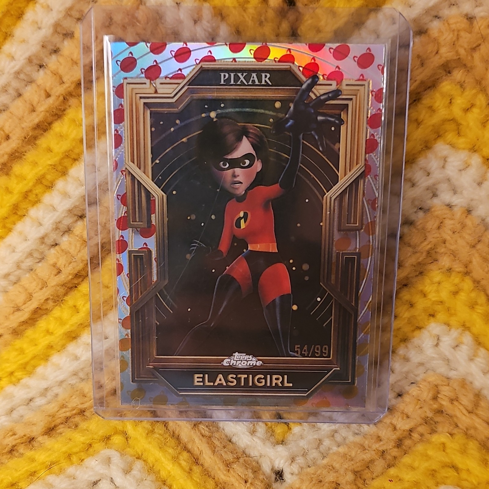 Topps 2025 Topps Chrome Disney Pixar The Incredibles Elastigirl #30 54/99