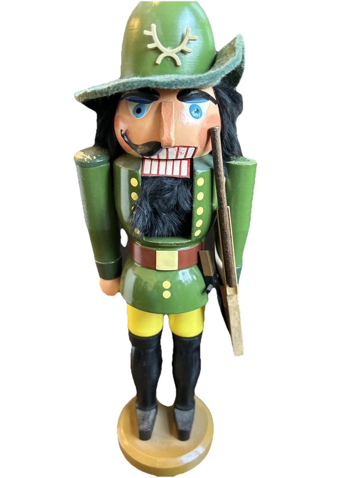Vintage Steinbach Erzgebirge Scout Ranger 14″ Nutcracker Made in Germany GDR