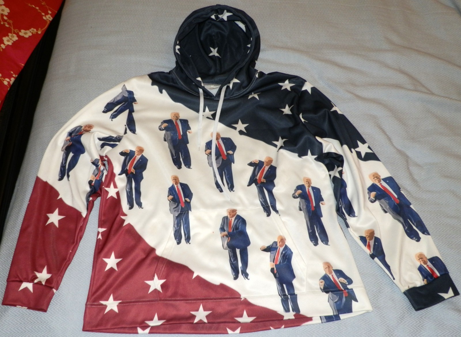 Donald Trump Pullover Hoodie YMCA Dance President 47 XL