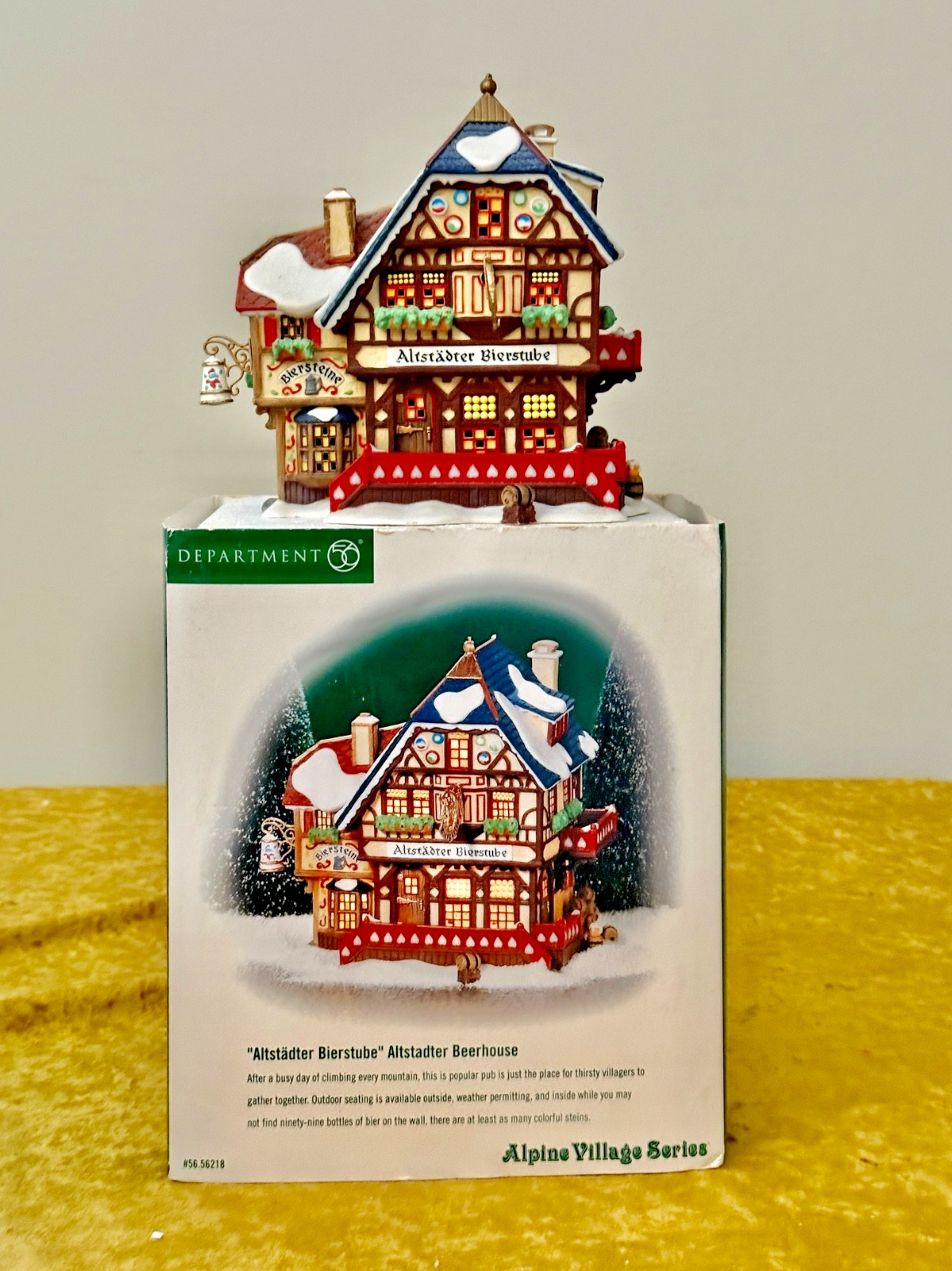 Department 56 Alpine Village – “Altstadter Bierstube” Altstadter Beerhouse