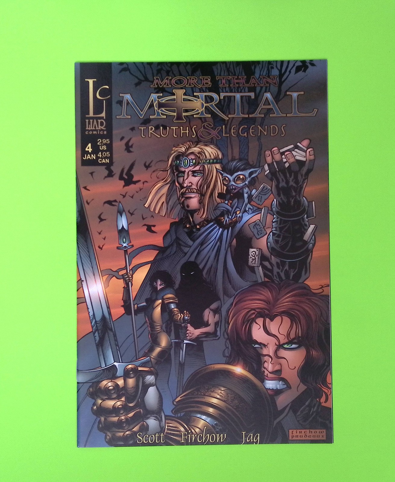 More than Mortal Truths and Legends #4 1999 Liar Comics High Grade W318-152