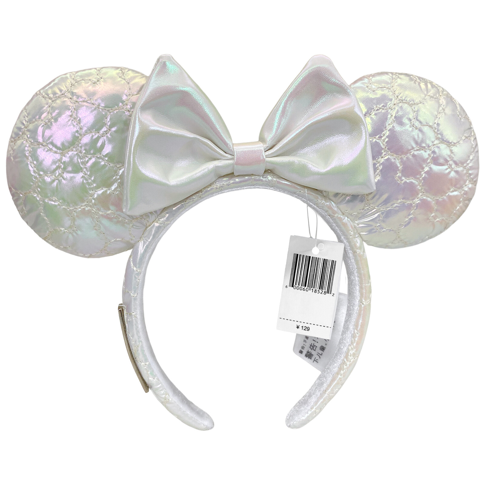 Disney Parks Loungefly Mickey Mouse Icon Quilted Iridescent Ears Headband