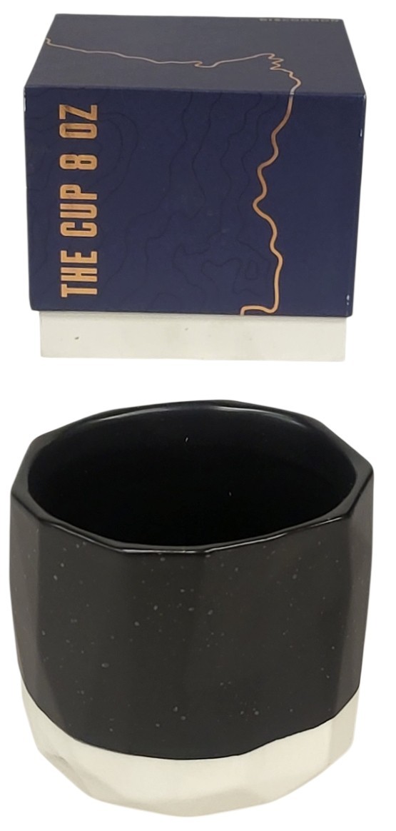 DISCOMMON The Cup 8 oz Porcelain Coffee Cup Speckled Textured Glaze Espresso Mug