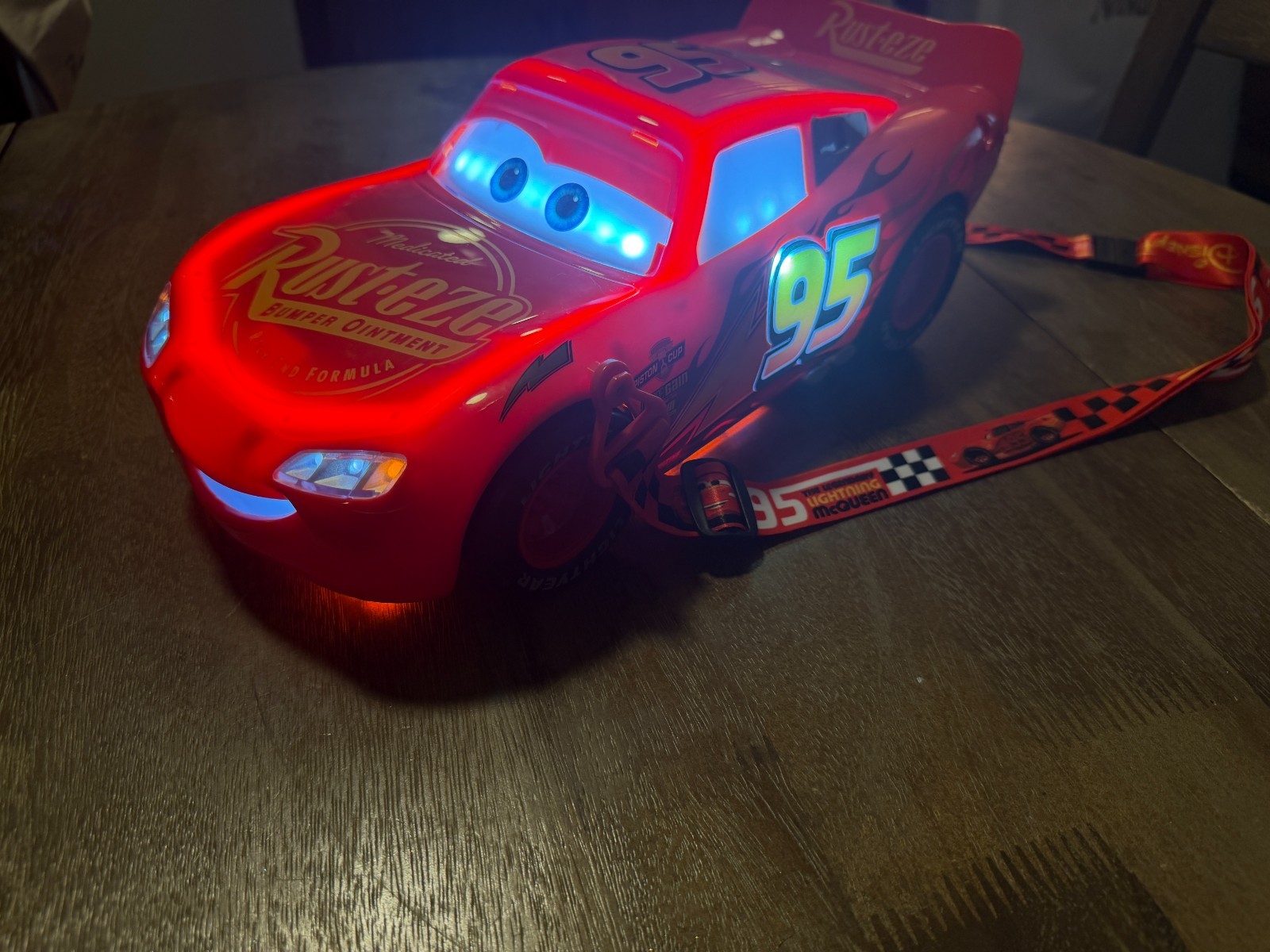 Disney Parks 2026 Cars 20th Lightning McQueen Light Up Popcorn Bucket