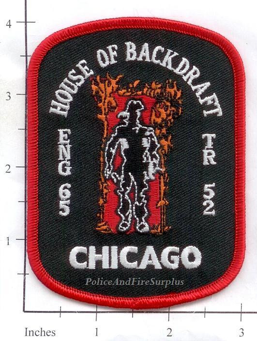Illinois – Chicago Engine 65 Truck 52 IL Fire Dept Patch – House of Backdraft