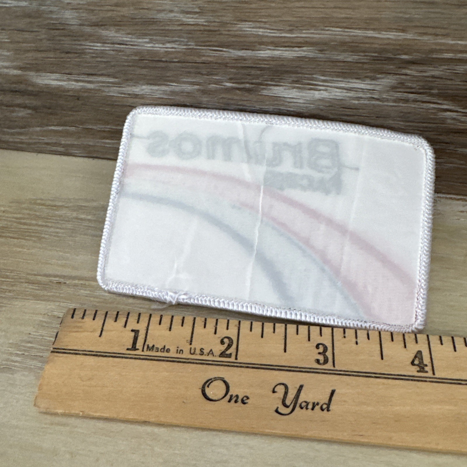 Brumos Racing Embroidered IMSA Patch Approx 4×2 Inch New With Adhesive Backing