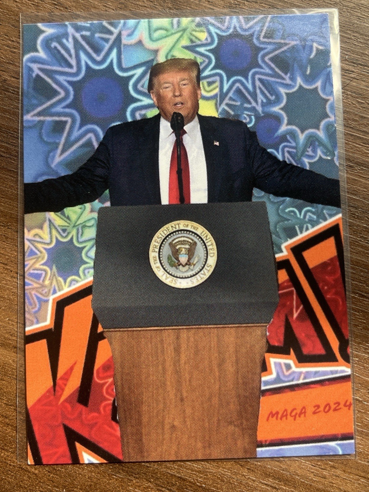 Donald Trump Kaboom! MAGA 2024 Custom Parody Card Novelty Collectible