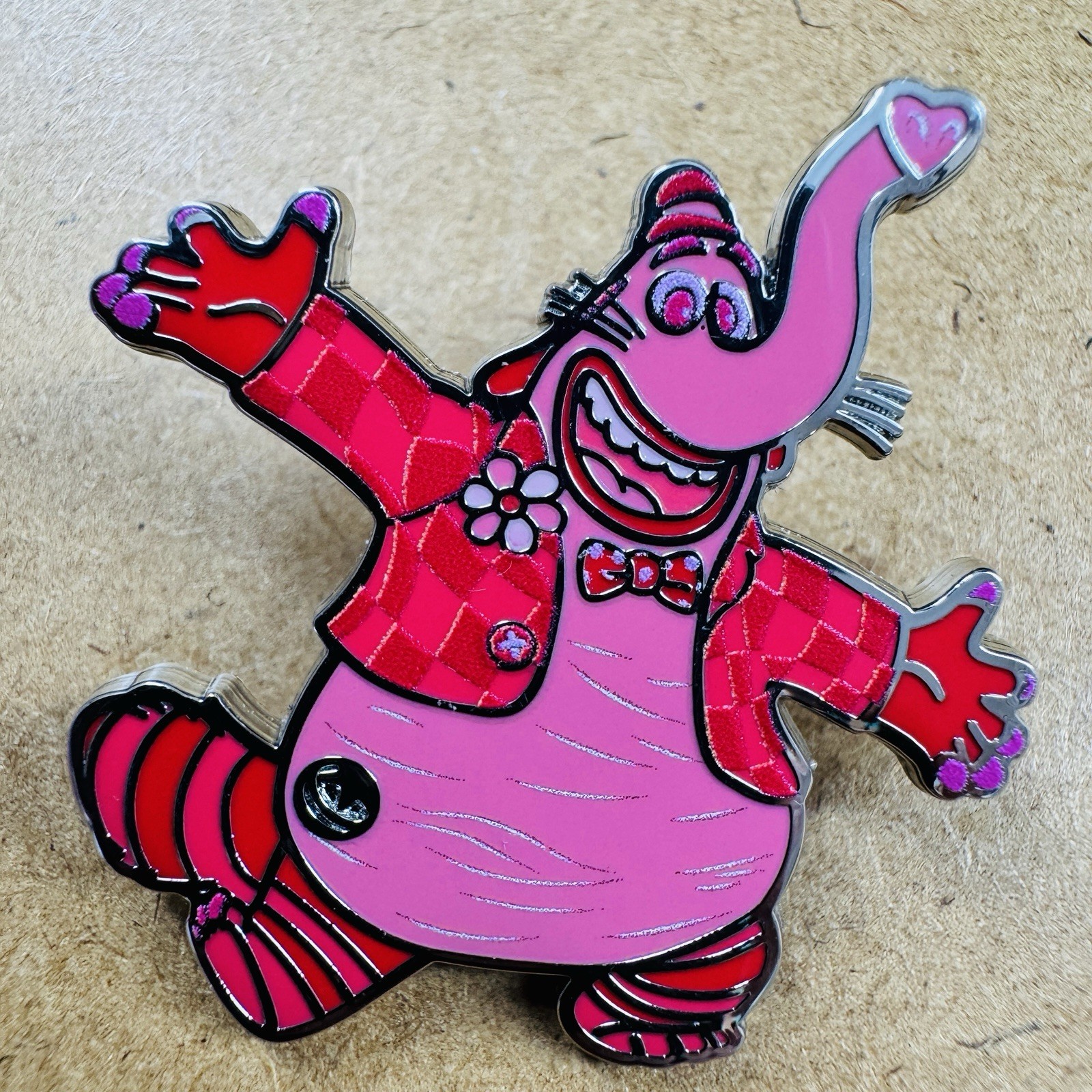 Disney Pin Disneyland Bing Bong Chaser Pink Color Story Hidden Mickey Inside Out